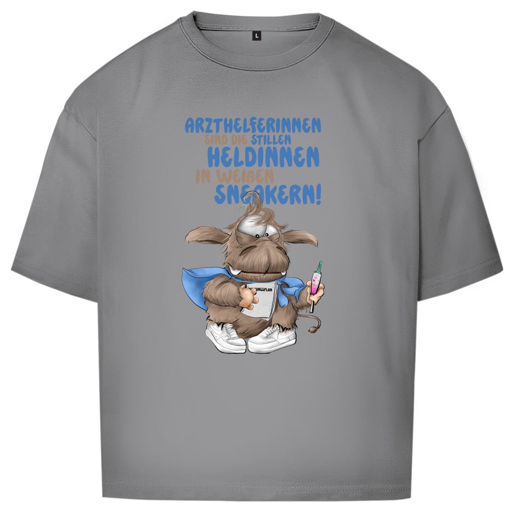 Oversize T-Shirt Arzthelferinnen sind die stillen Heldinnen in weißen …