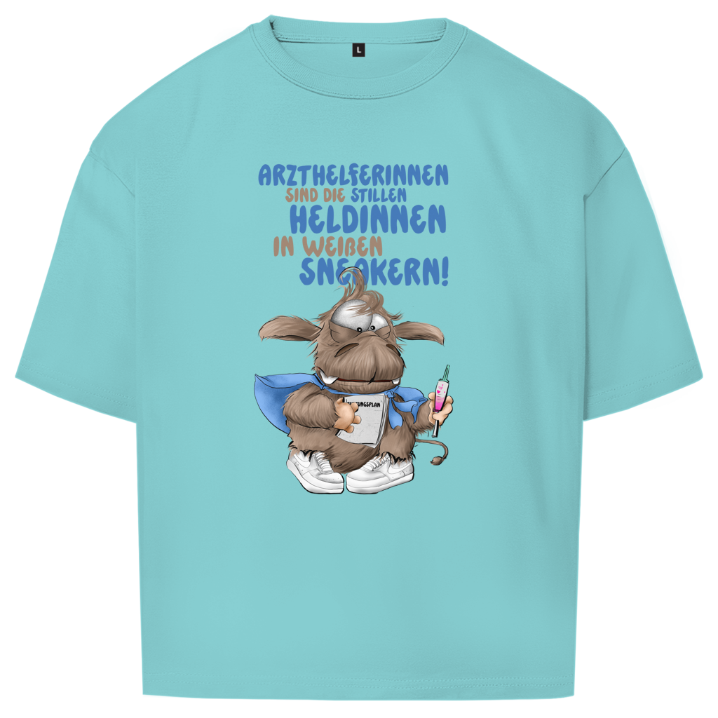 Oversize T-Shirt Arzthelferinnen sind die stillen Heldinnen in weißen …