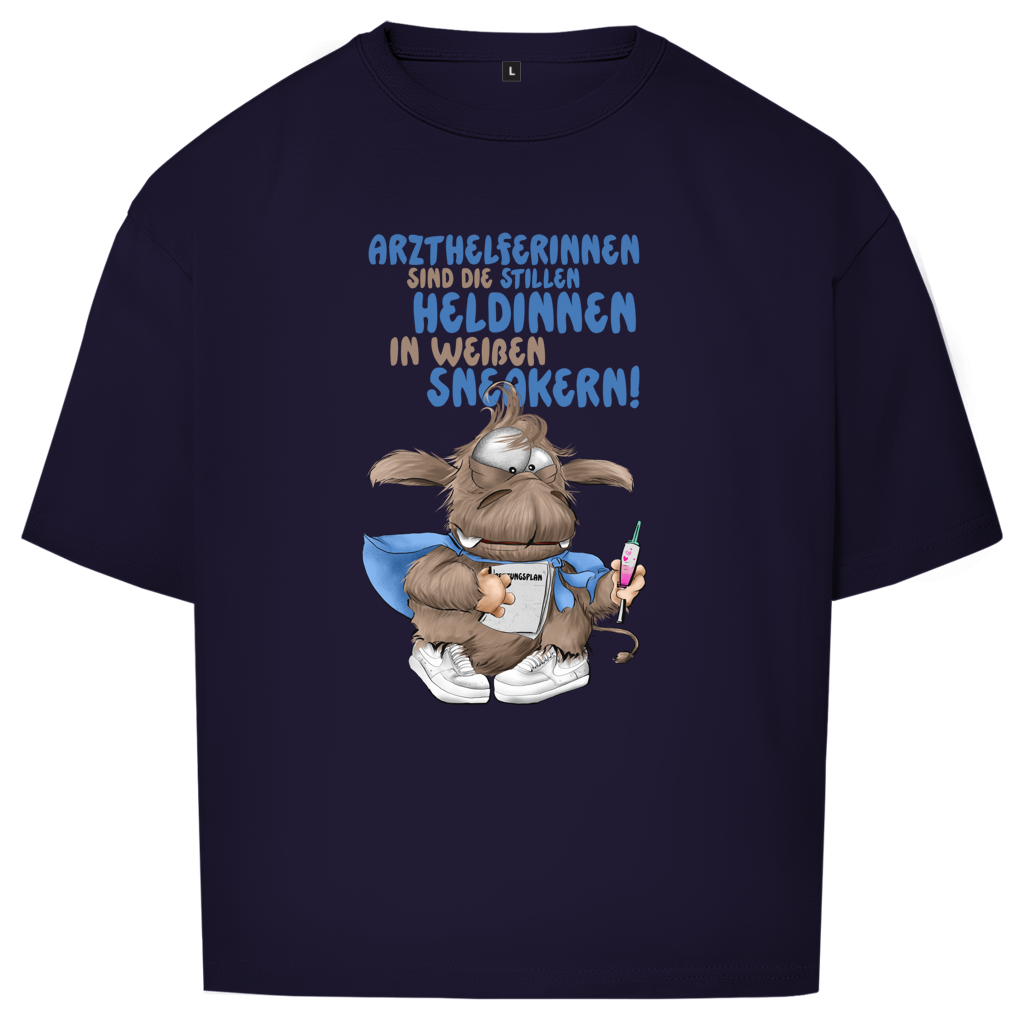 Oversize T-Shirt Arzthelferinnen sind die stillen Heldinnen in weißen …