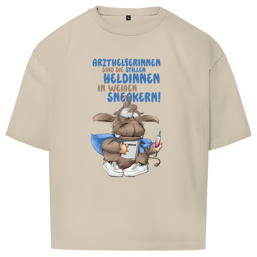 Oversize T-Shirt Arzthelferinnen sind die stillen Heldinnen in weißen …