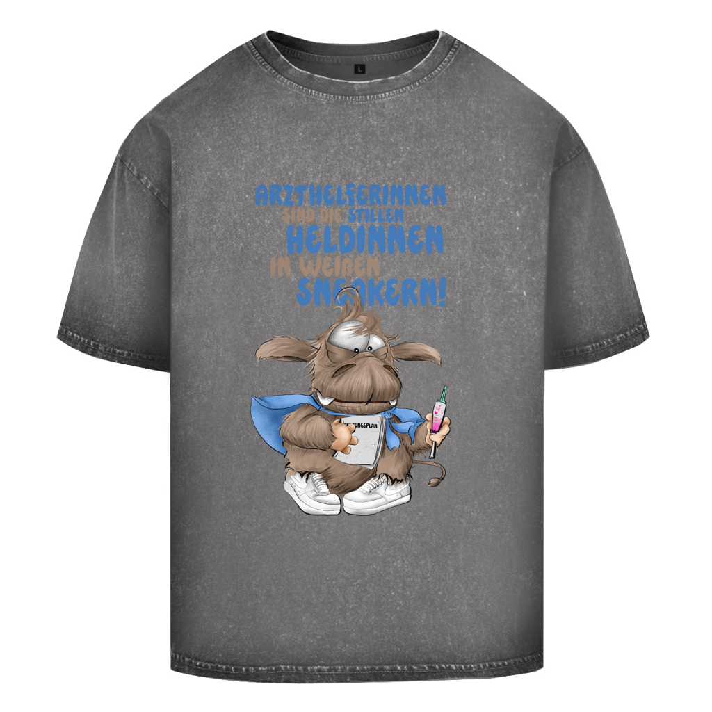 Oversize Washed T-Shirt Arzthelferinnen sind die stillen Heldinnen in weißen …