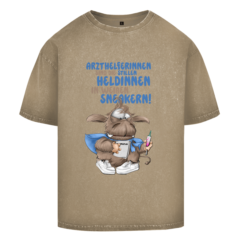 Oversize Washed T-Shirt Arzthelferinnen sind die stillen Heldinnen in weißen …