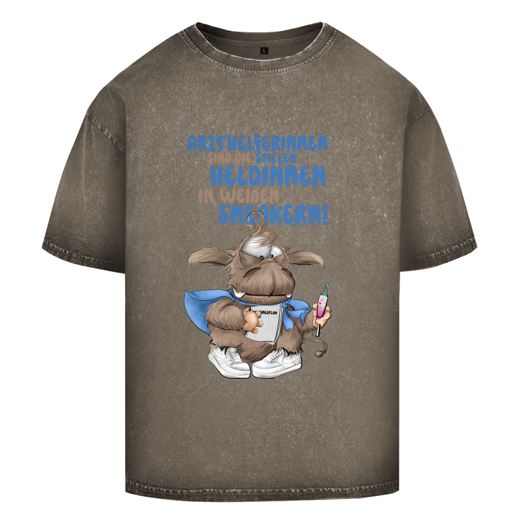 Oversize Washed T-Shirt Arzthelferinnen sind die stillen Heldinnen in weißen …