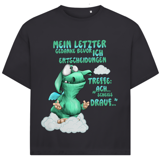 Jack and Jones Oversize T-Shirt Mein letzter Gedanke bevor ich Entscheidungen treffe: Ach…