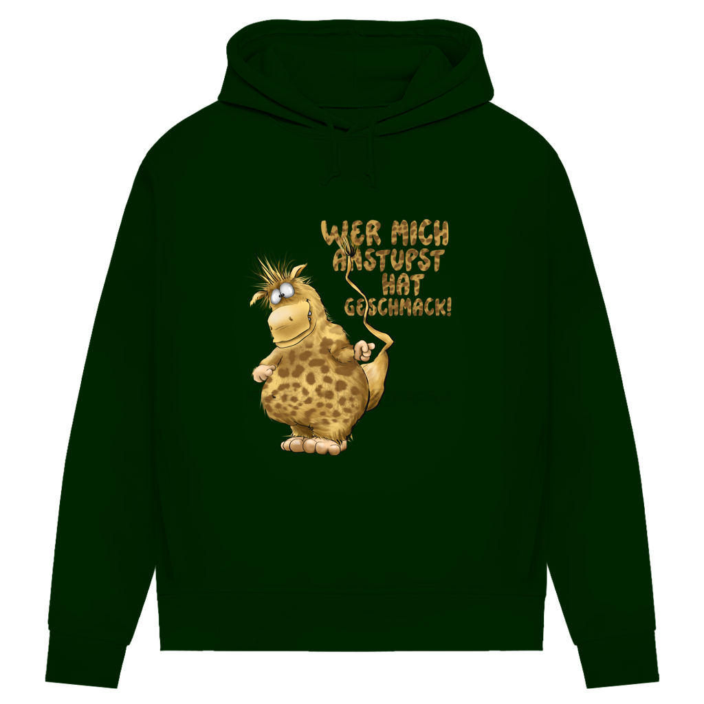 Damen Premium Bio Hoodie Wer mich anstupst hat Geschmack!