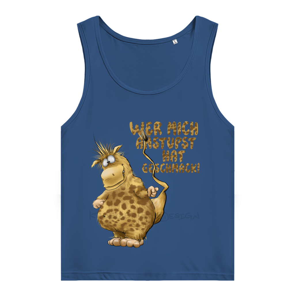 Damen Premium Organic Tank Top Wer mich anstupst hat Geschmack!