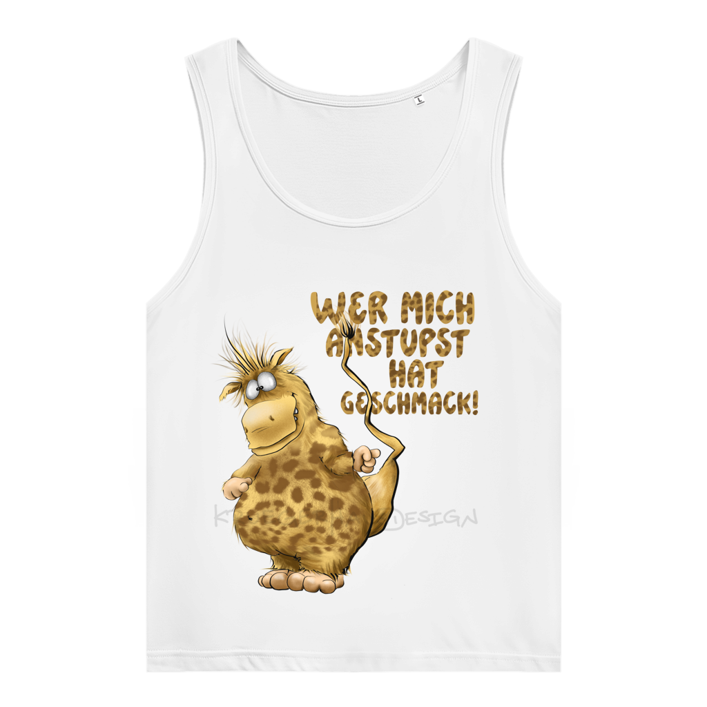 Damen Premium Organic Tank Top Wer mich anstupst hat Geschmack!
