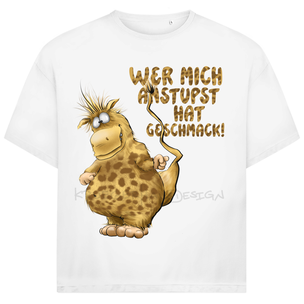 Jack and Jones Oversize T-Shirt Wer mich anstupst hat Geschmack!