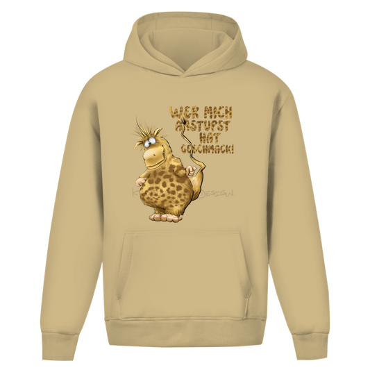 Oversize Hoodie Ohne Kordel Wer mich anstupst hat Geschmack!