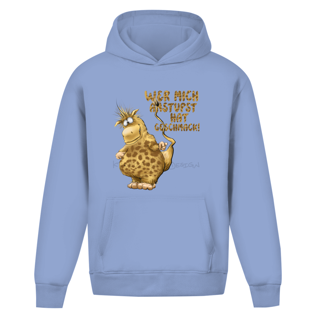 Oversize Hoodie Ohne Kordel Wer mich anstupst hat Geschmack!