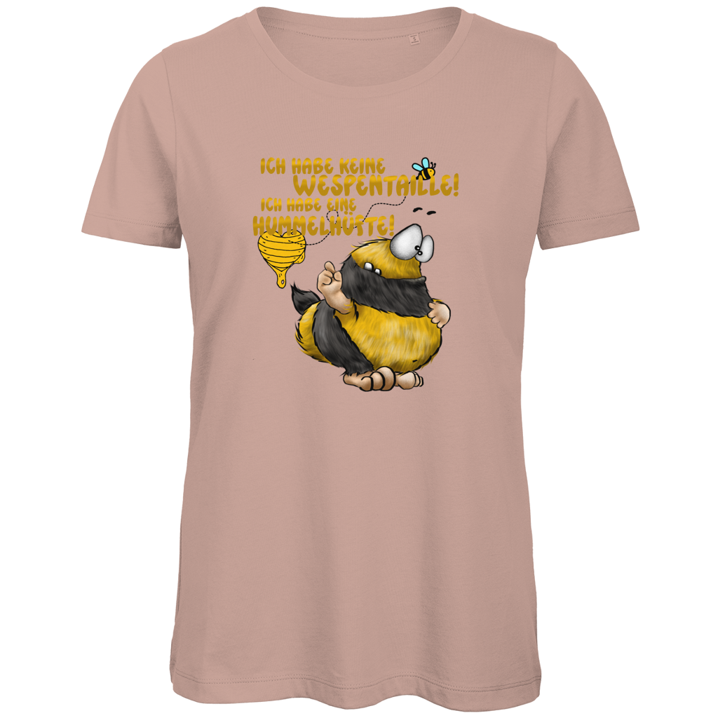 Damen Premium Bio T-Shirt Ich habe keine Wespentaille! Ich habe eine Hummelhüfte!