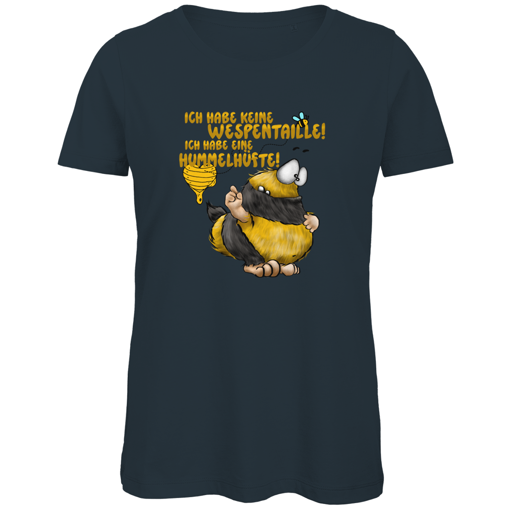 Damen Premium Bio T-Shirt Ich habe keine Wespentaille! Ich habe eine Hummelhüfte!