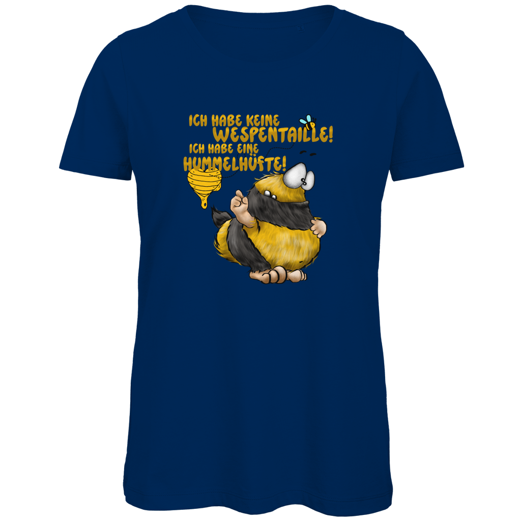 Damen Premium Bio T-Shirt Ich habe keine Wespentaille! Ich habe eine Hummelhüfte!