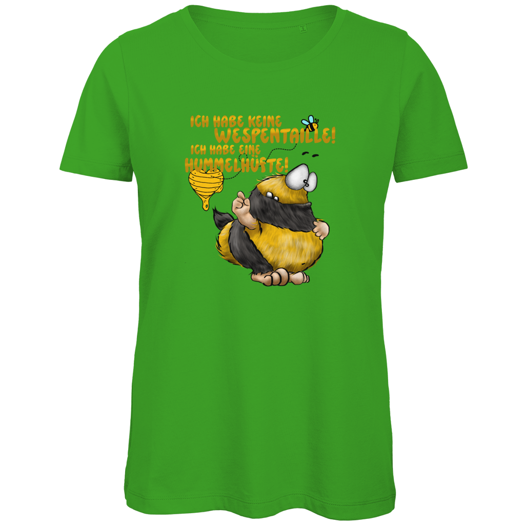 Damen Premium Bio T-Shirt Ich habe keine Wespentaille! Ich habe eine Hummelhüfte!