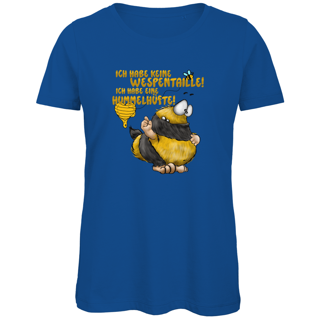 Damen Premium Bio T-Shirt Ich habe keine Wespentaille! Ich habe eine Hummelhüfte!