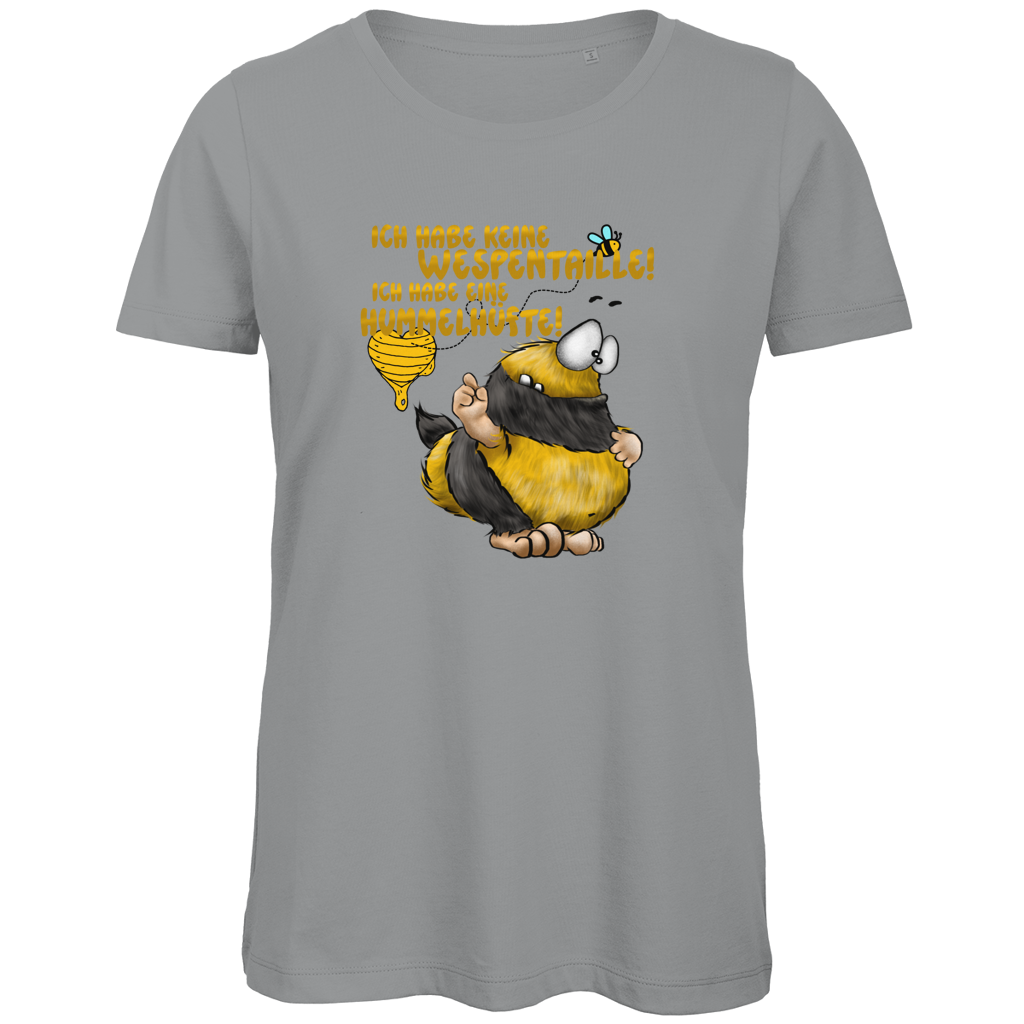 Damen Premium Bio T-Shirt Ich habe keine Wespentaille! Ich habe eine Hummelhüfte!