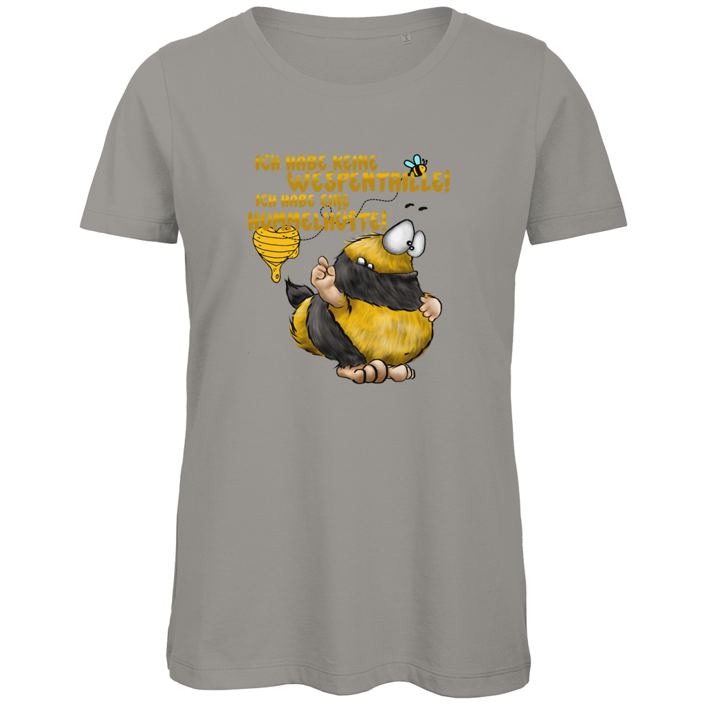 Damen Premium Bio T-Shirt Ich habe keine Wespentaille! Ich habe eine Hummelhüfte!