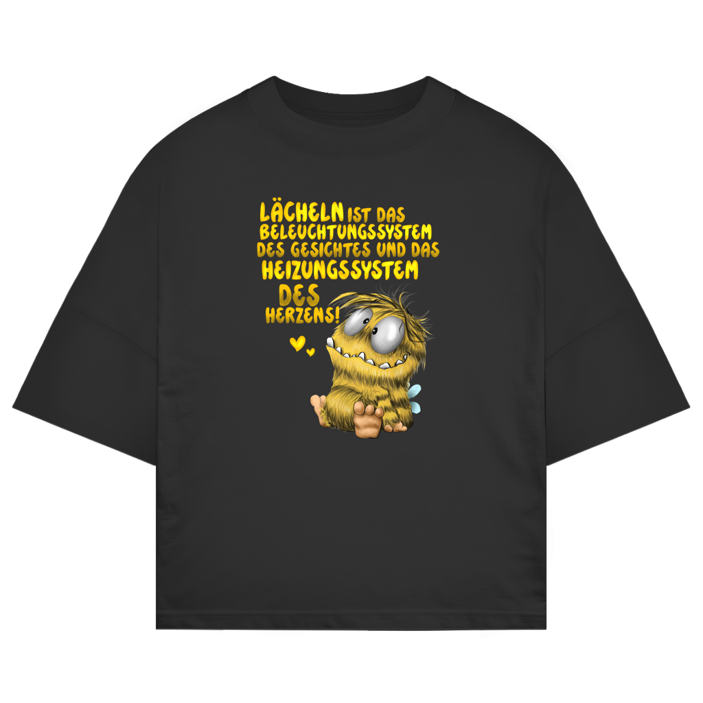 ST/ST Oversize T-Shirt Lächeln ist das Beleuchtungssystem des Gesichtes und das...