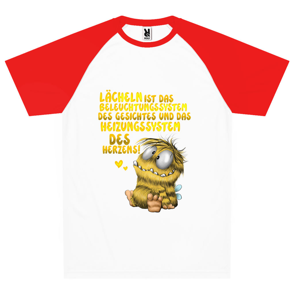 Team Trikot Lächeln ist das Beleuchtungssystem des Gesichtes und das...