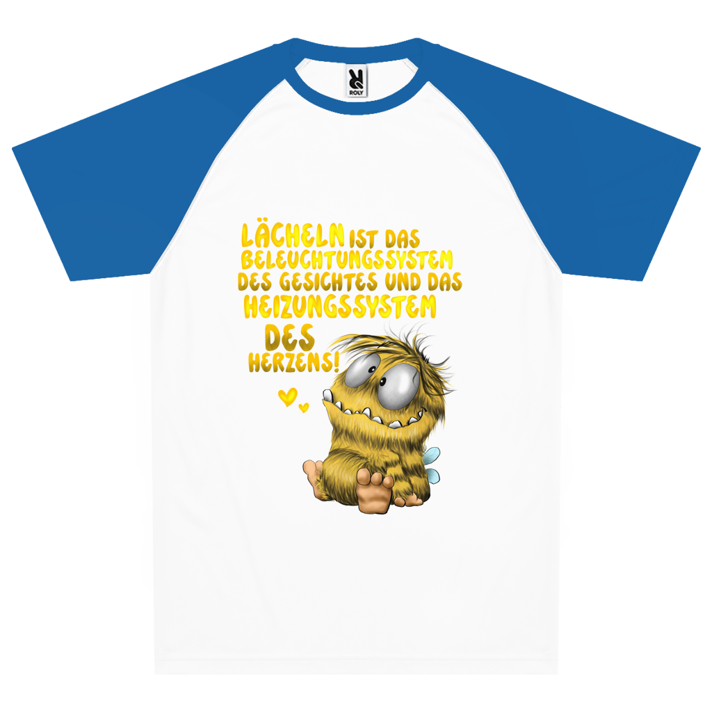 Team Trikot Lächeln ist das Beleuchtungssystem des Gesichtes und das...