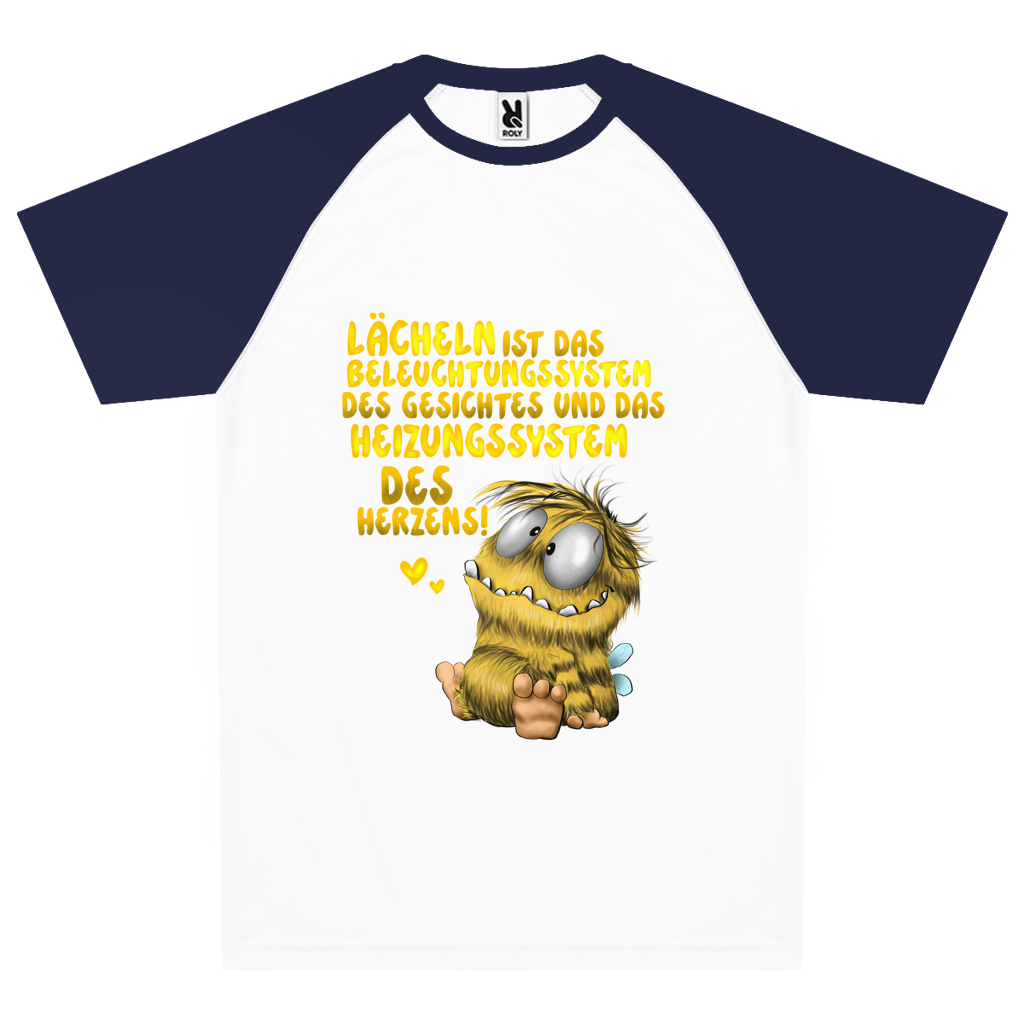 Team Trikot Lächeln ist das Beleuchtungssystem des Gesichtes und das...