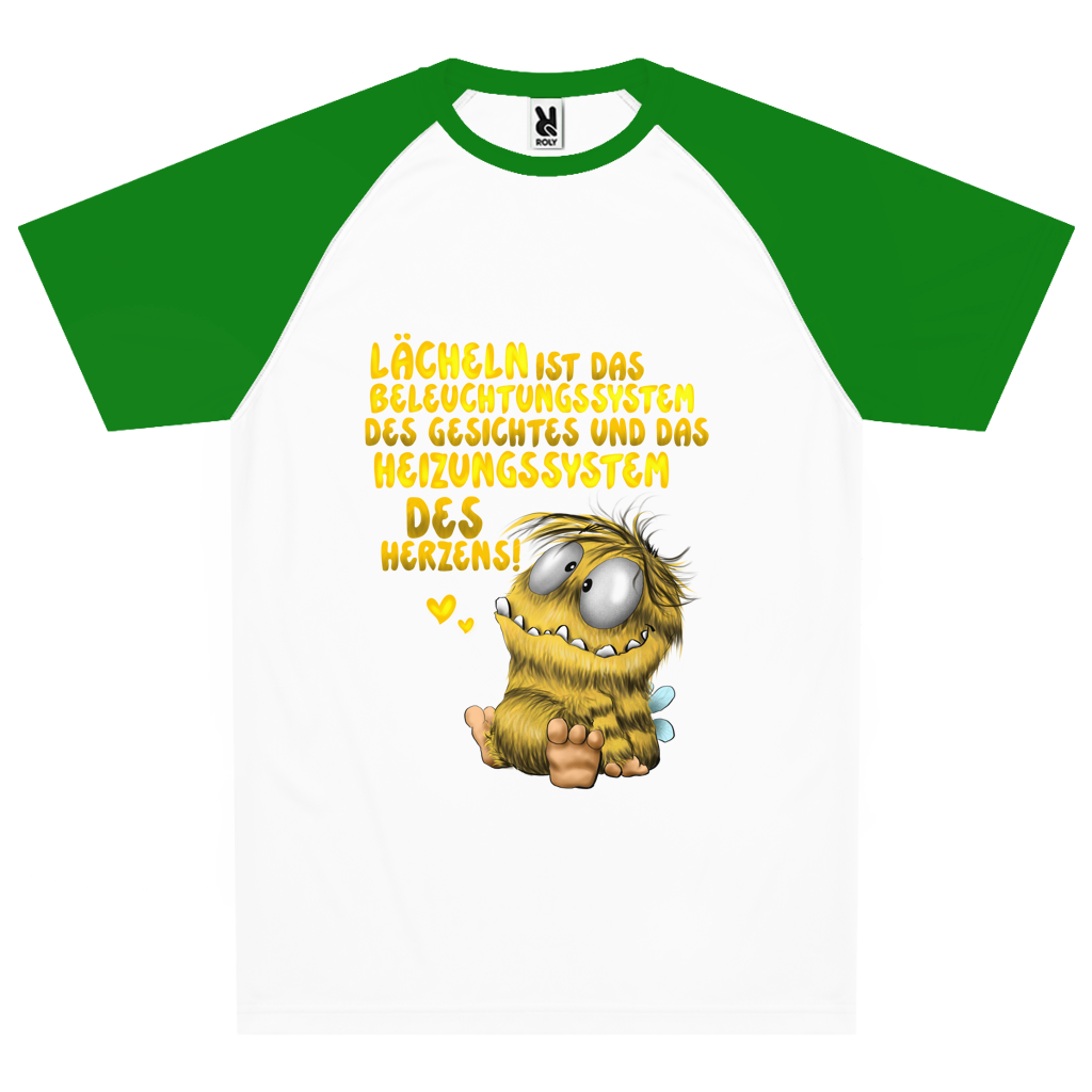 Team Trikot Lächeln ist das Beleuchtungssystem des Gesichtes und das...