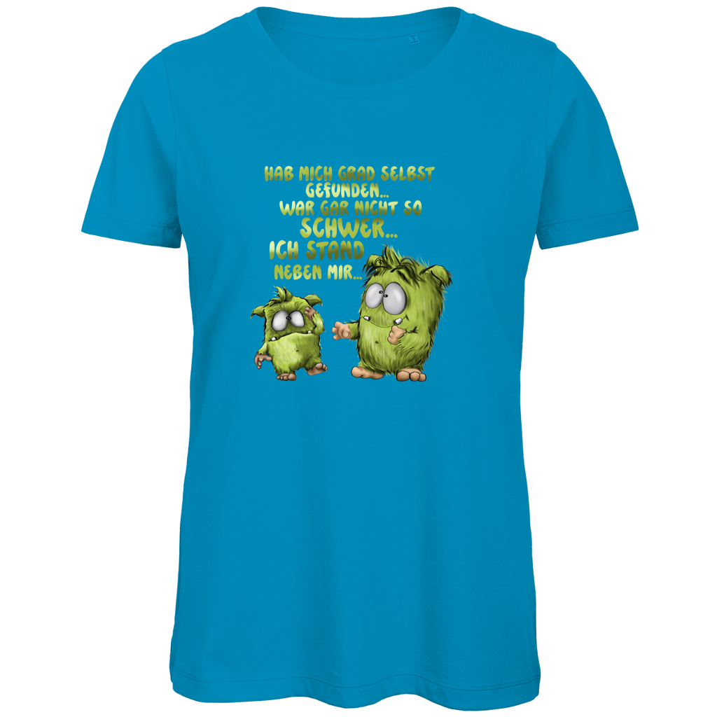 Damen Premium Bio T-Shirt Hab mich grad selbst gefunden…