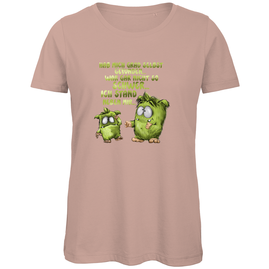 Damen Premium Bio T-Shirt Hab mich grad selbst gefunden…