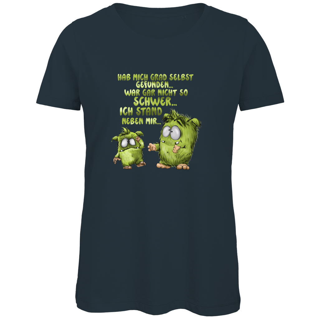 Damen Premium Bio T-Shirt Hab mich grad selbst gefunden…