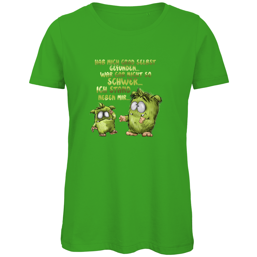 Damen Premium Bio T-Shirt Hab mich grad selbst gefunden…