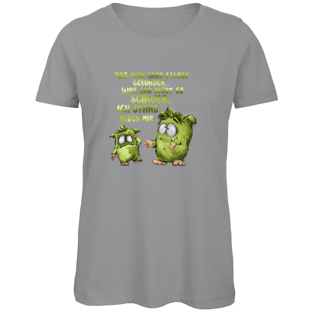Damen Premium Bio T-Shirt Hab mich grad selbst gefunden…