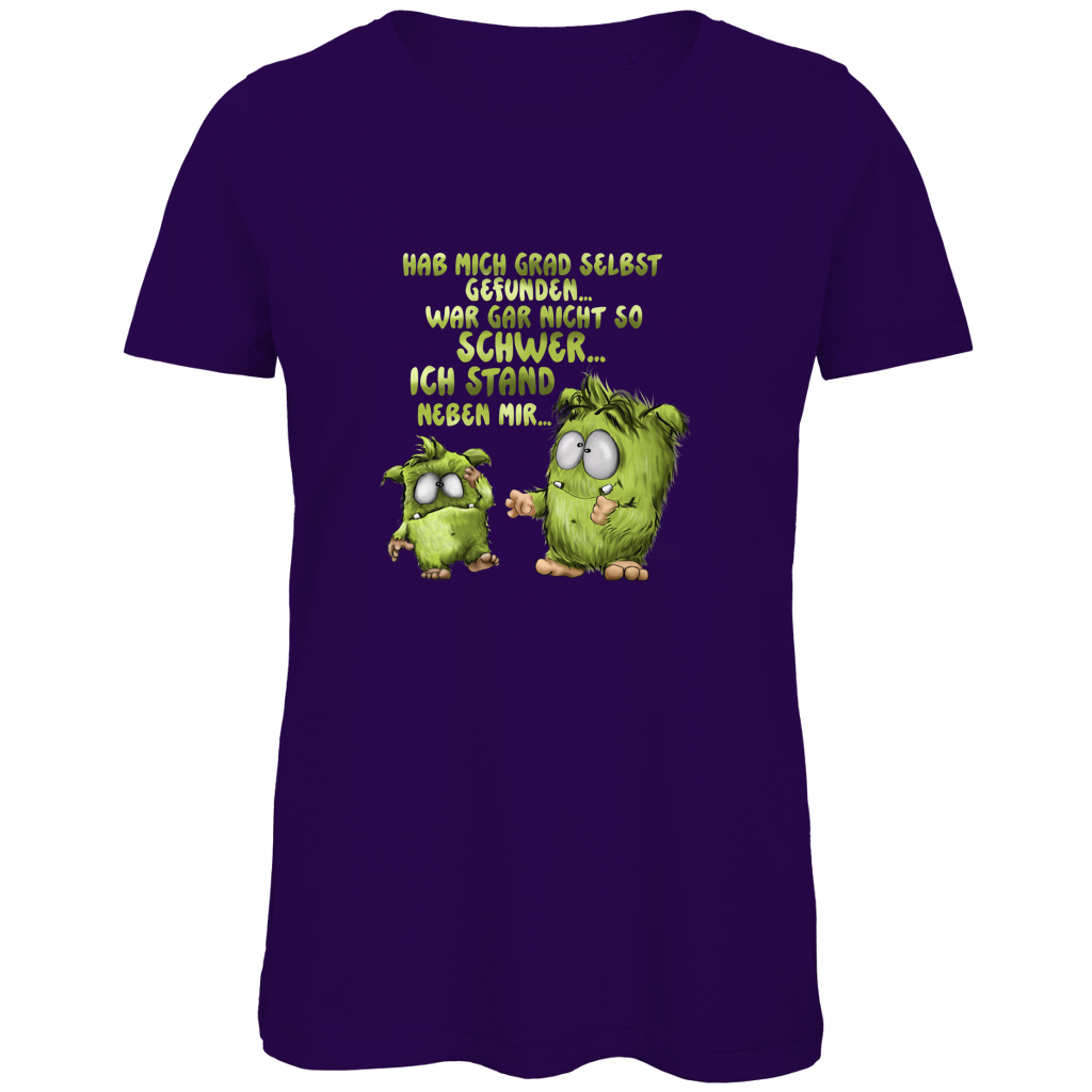 Damen Premium Bio T-Shirt Hab mich grad selbst gefunden…