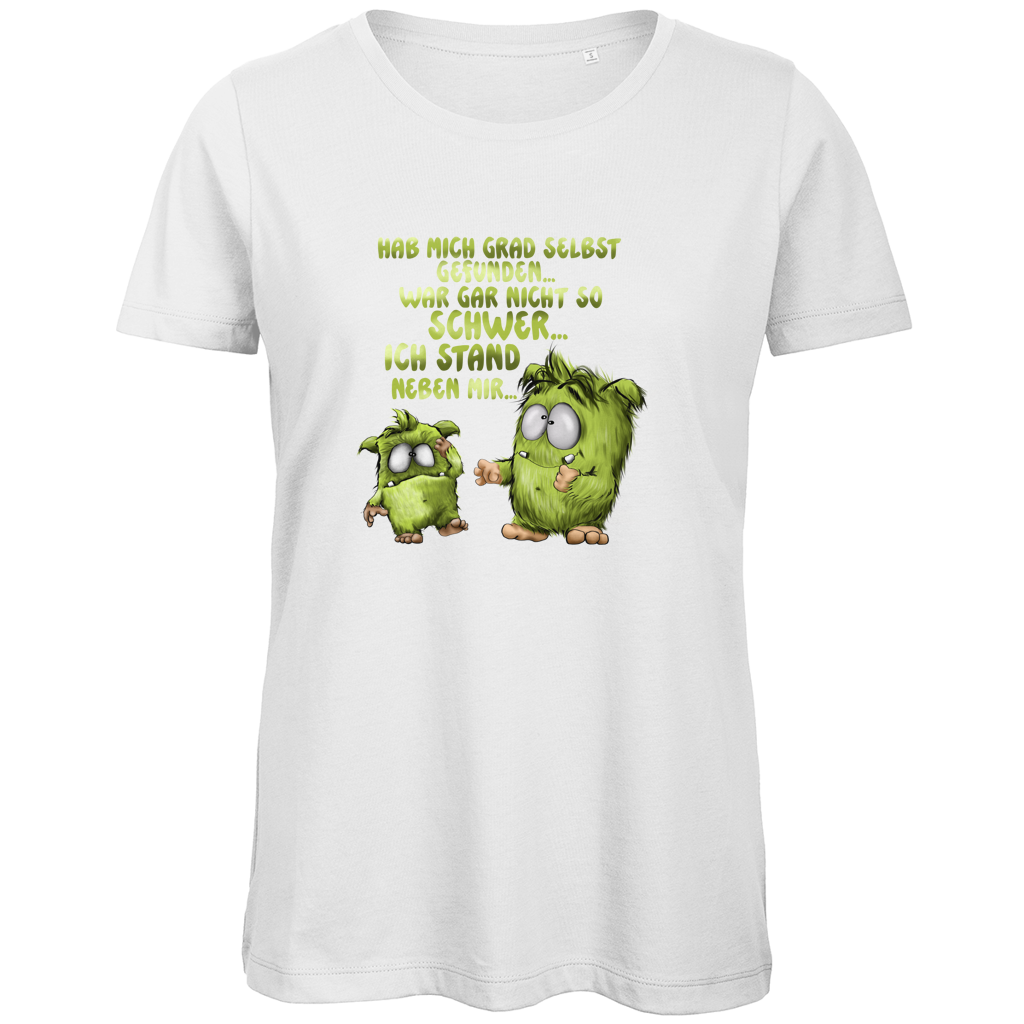 Damen Premium Bio T-Shirt Hab mich grad selbst gefunden…