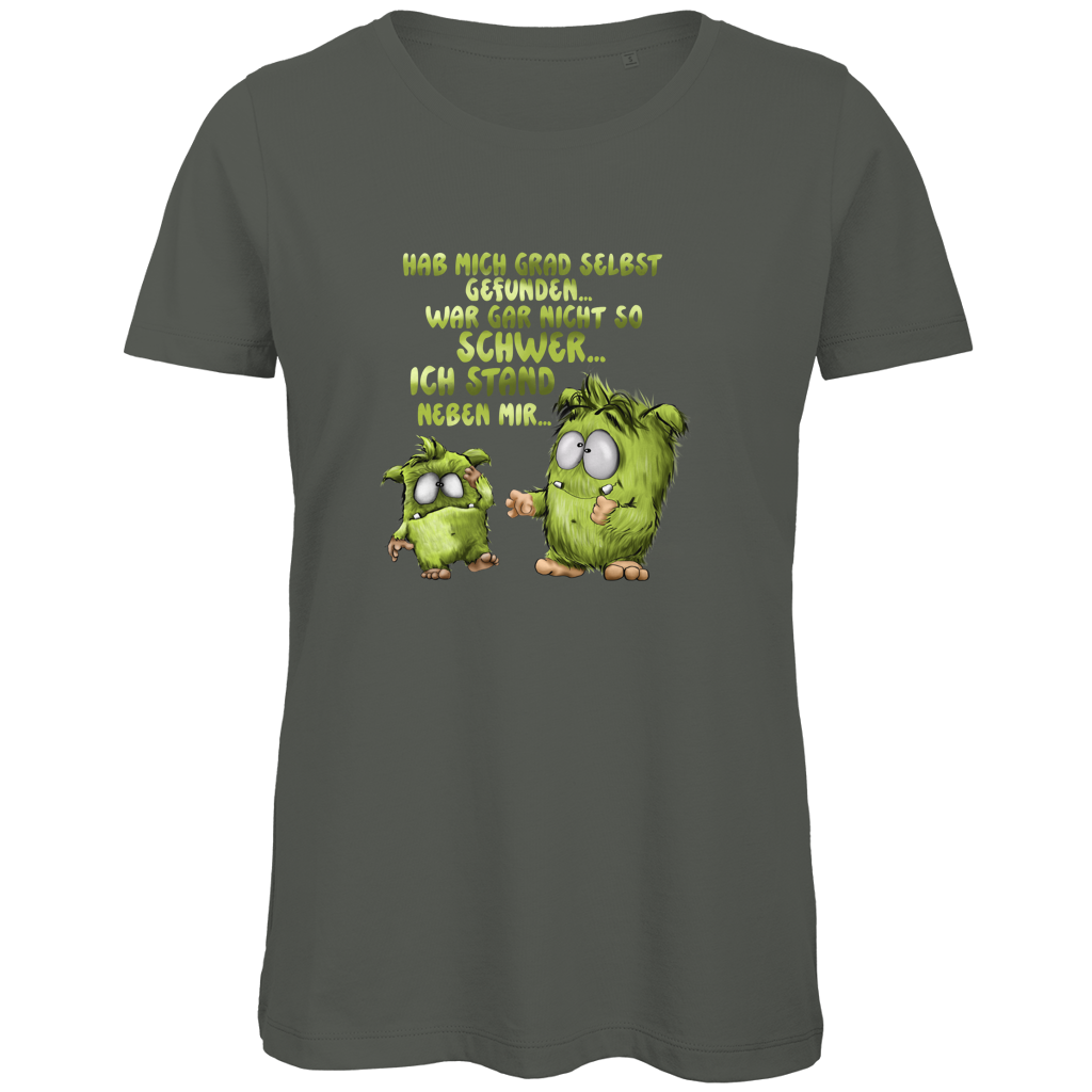 Damen Premium Bio T-Shirt Hab mich grad selbst gefunden…