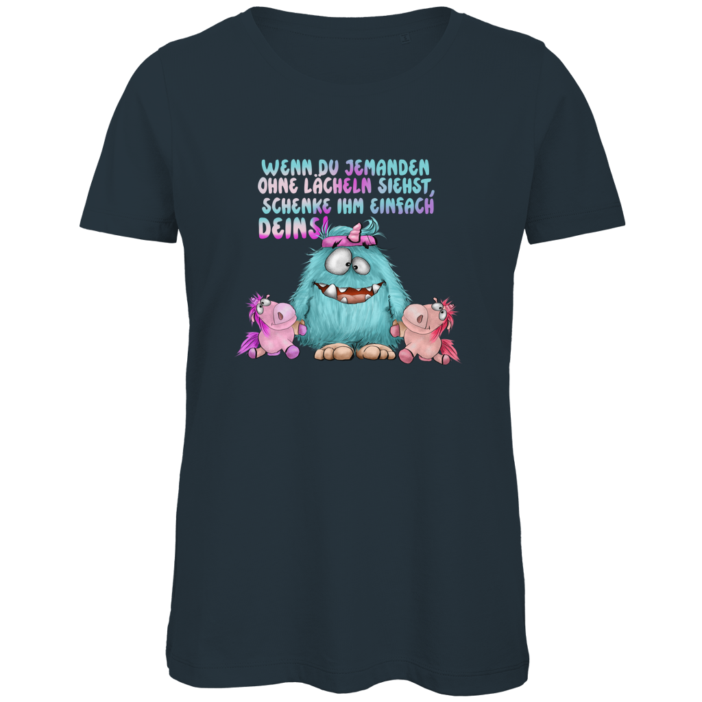 Damen Premium Bio T-Shirt Laecheln