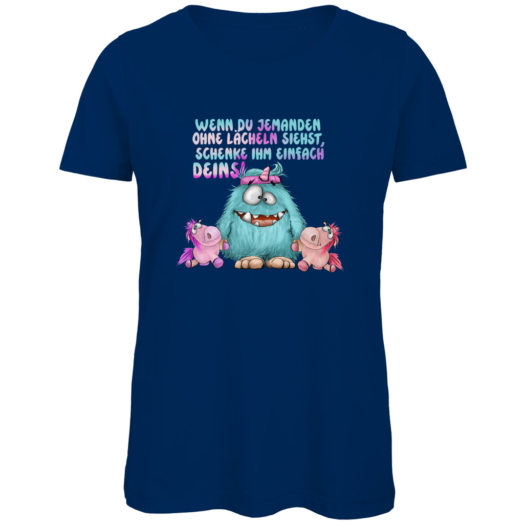 Damen Premium Bio T-Shirt Laecheln