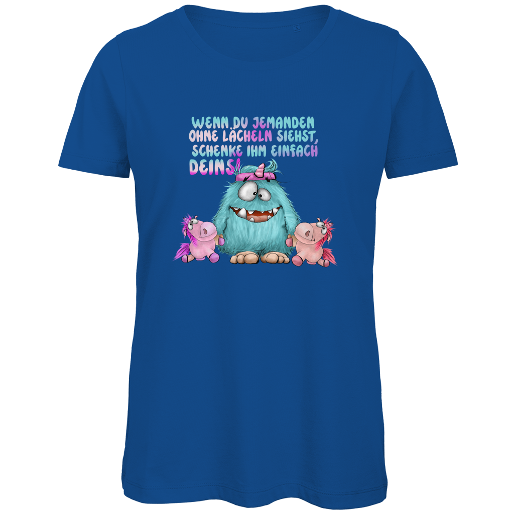 Damen Premium Bio T-Shirt Laecheln