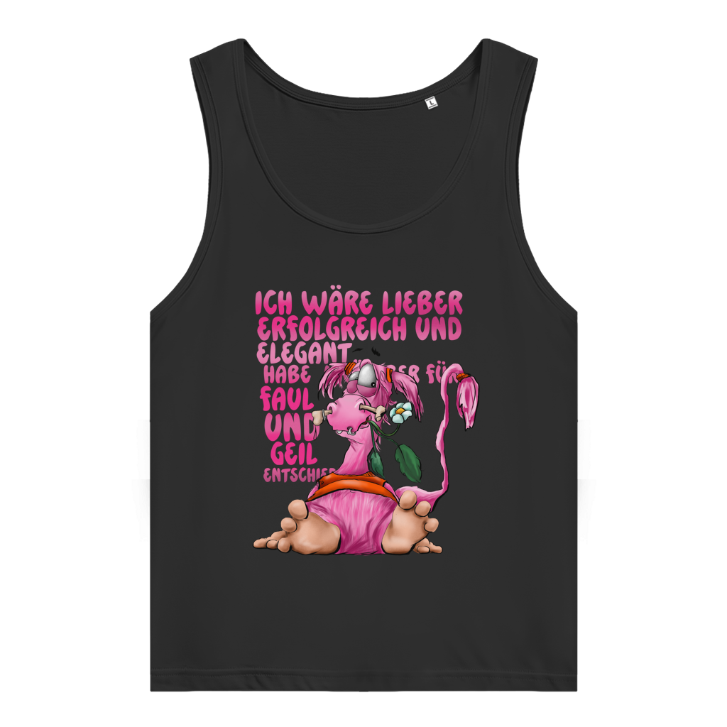 Damen Premium Organic Tank Top Ich wäre lieber erfolgreich und elegant...