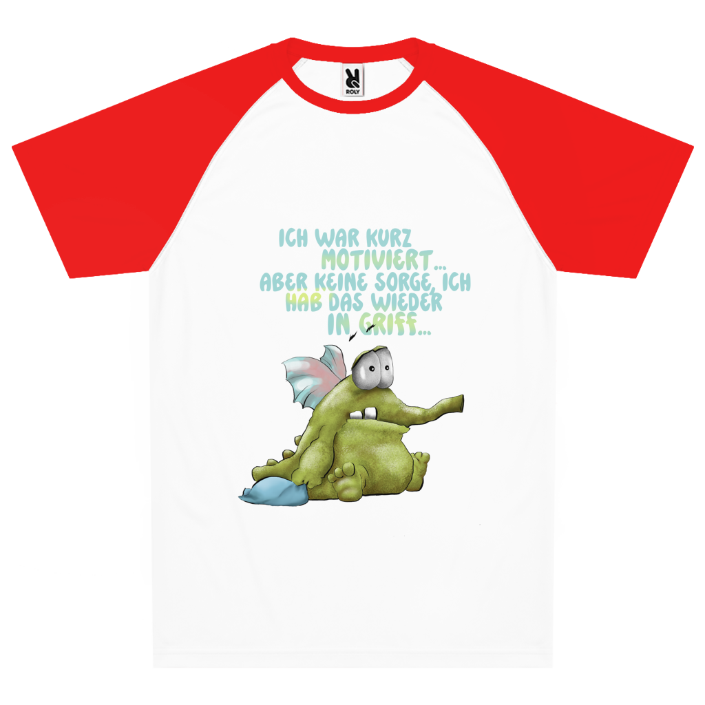 Team Trikot Ich war kurz motiviert, Design 1