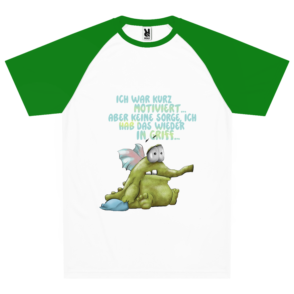 Team Trikot Ich war kurz motiviert, Design 1