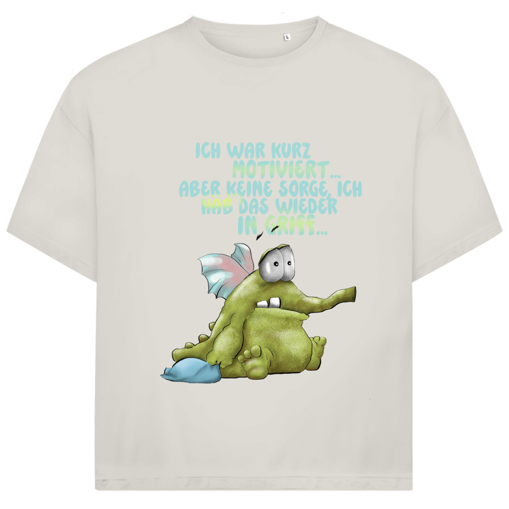 Jack and Jones Oversize T-Shirt Ich war kurz motiviert, Design 1