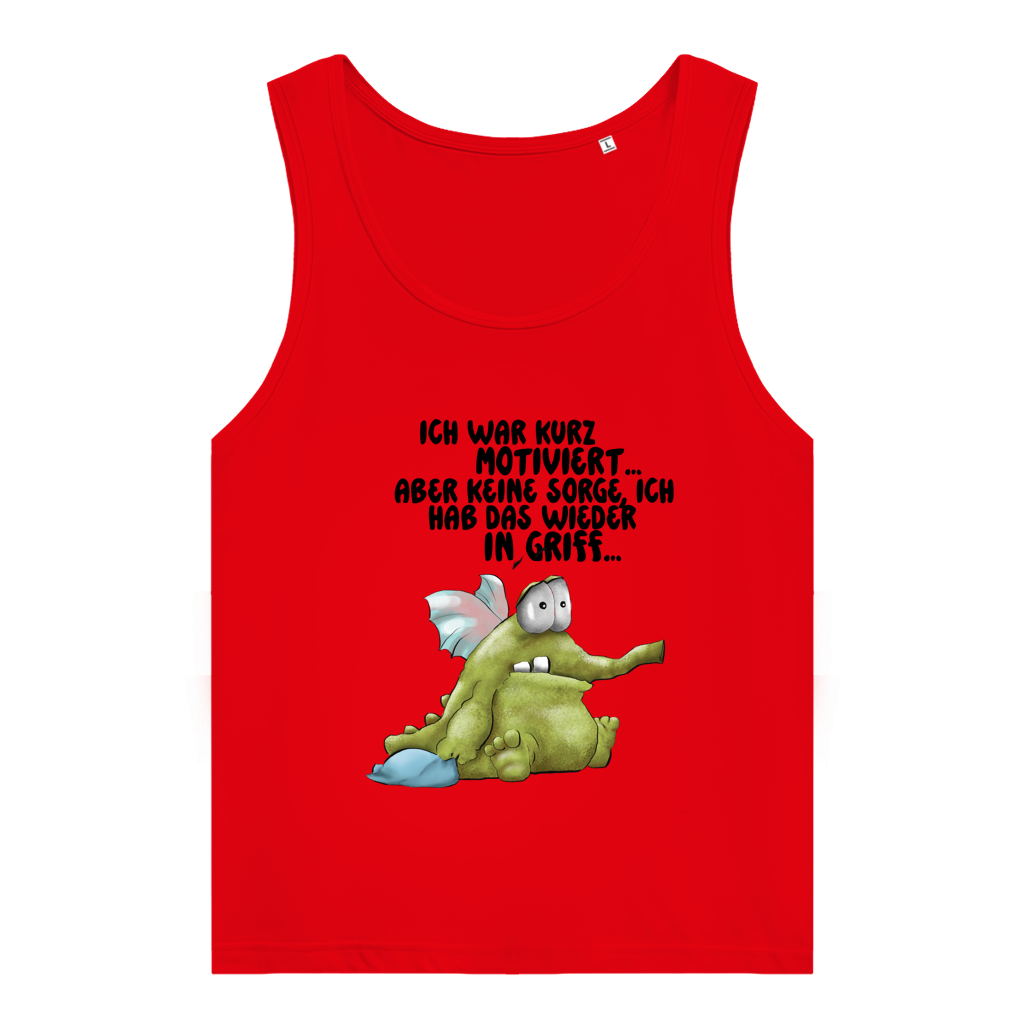Damen Premium Organic Tank Top Ich war kurz motiviert... Design 2