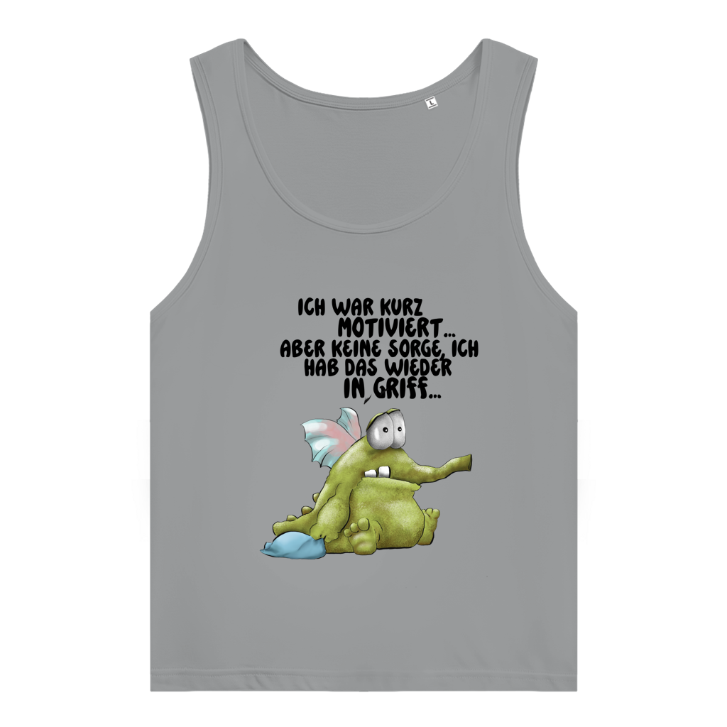 Damen Premium Organic Tank Top Ich war kurz motiviert... Design 2
