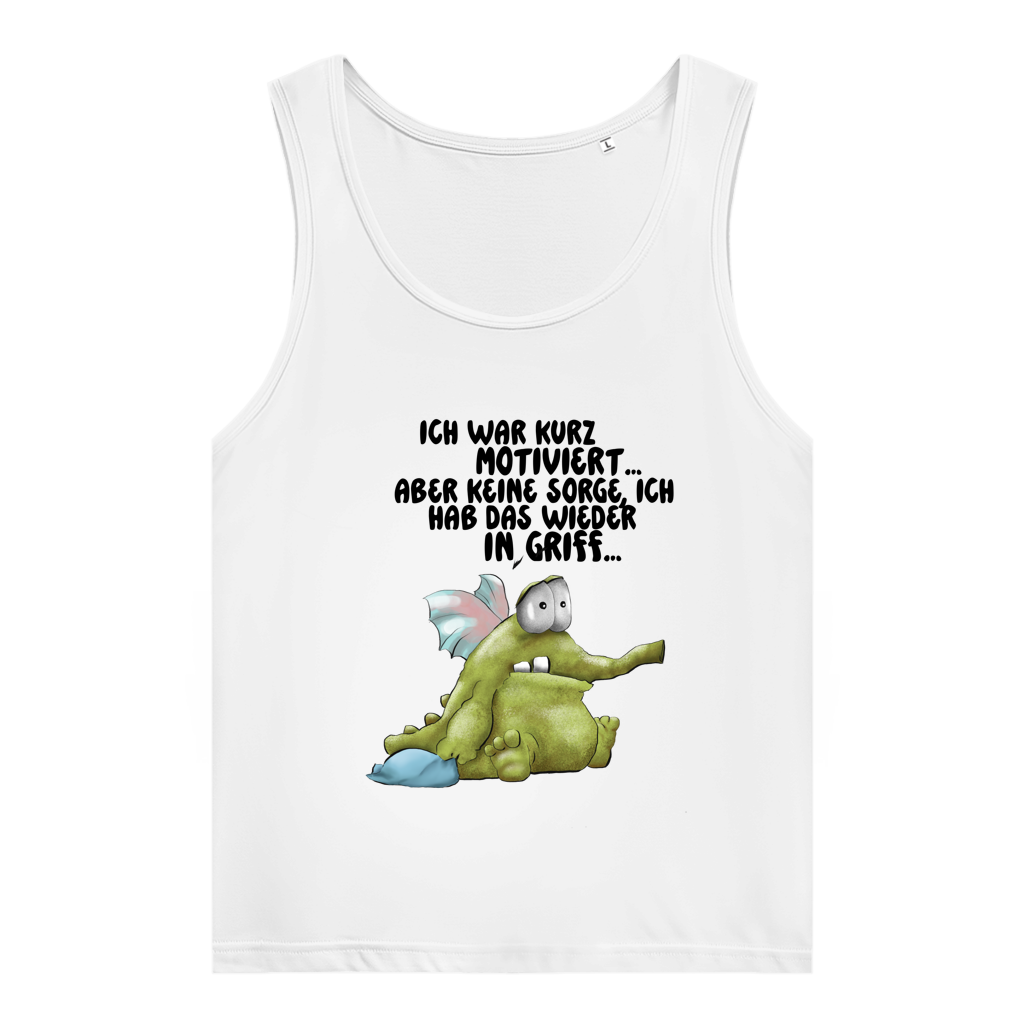 Damen Premium Organic Tank Top Ich war kurz motiviert... Design 2