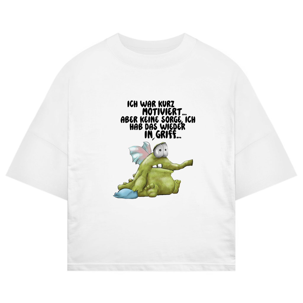 ST/ST Oversize T-Shirt Ich war kurz motiviert... Design 2