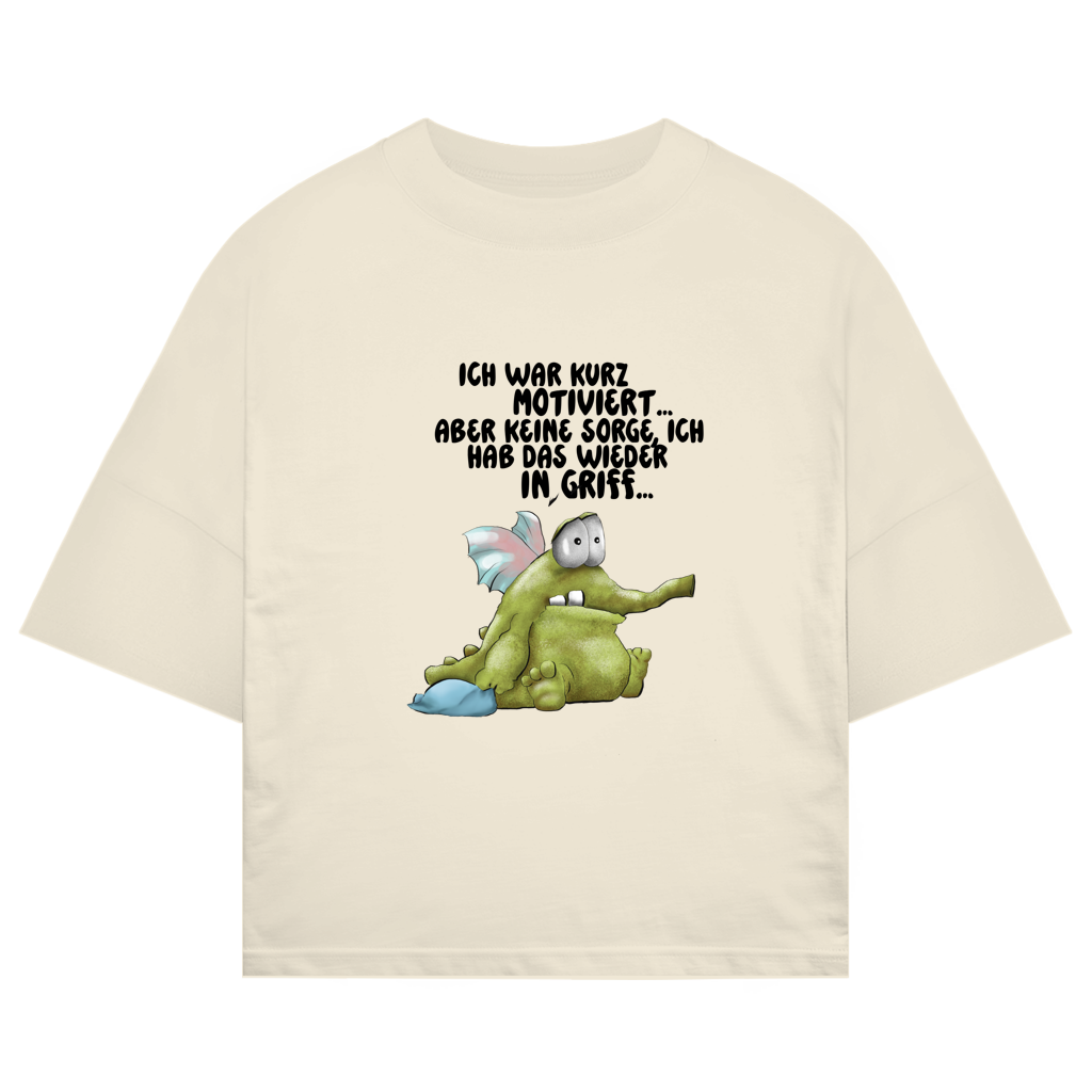 ST/ST Oversize T-Shirt Ich war kurz motiviert... Design 2