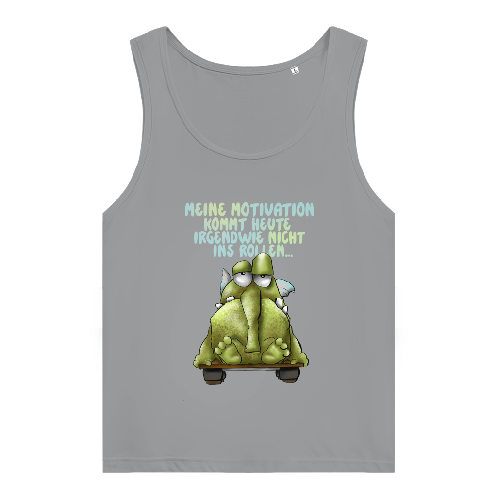 Damen Premium Organic Tank Top Meine Motivation kommt heute irgendwie... Design 1