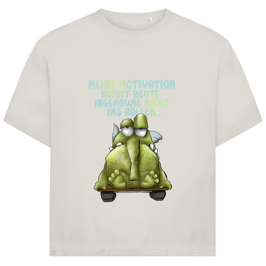 Jack and Jones Oversize T-Shirt Meine Motivation kommt heute irgendwie... Design 1