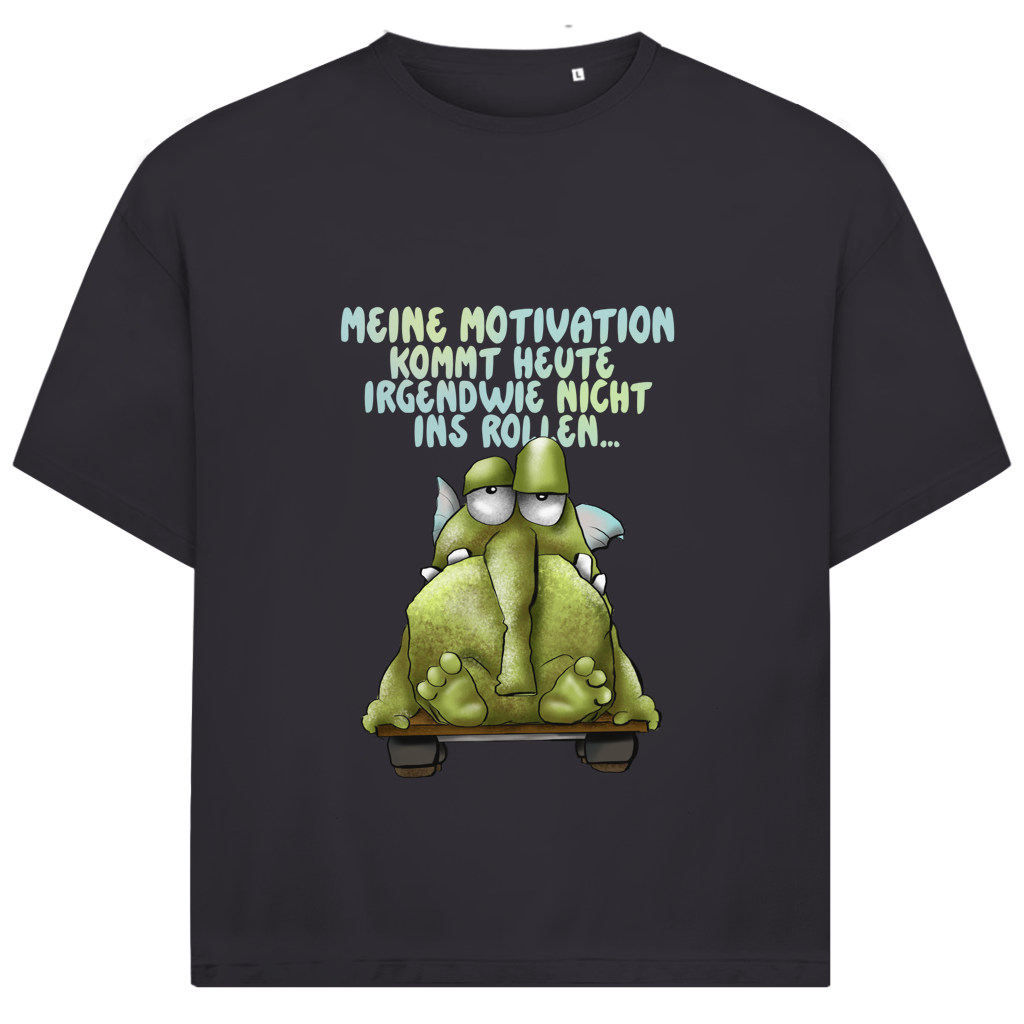 Jack and Jones Oversize T-Shirt Meine Motivation kommt heute irgendwie... Design 1