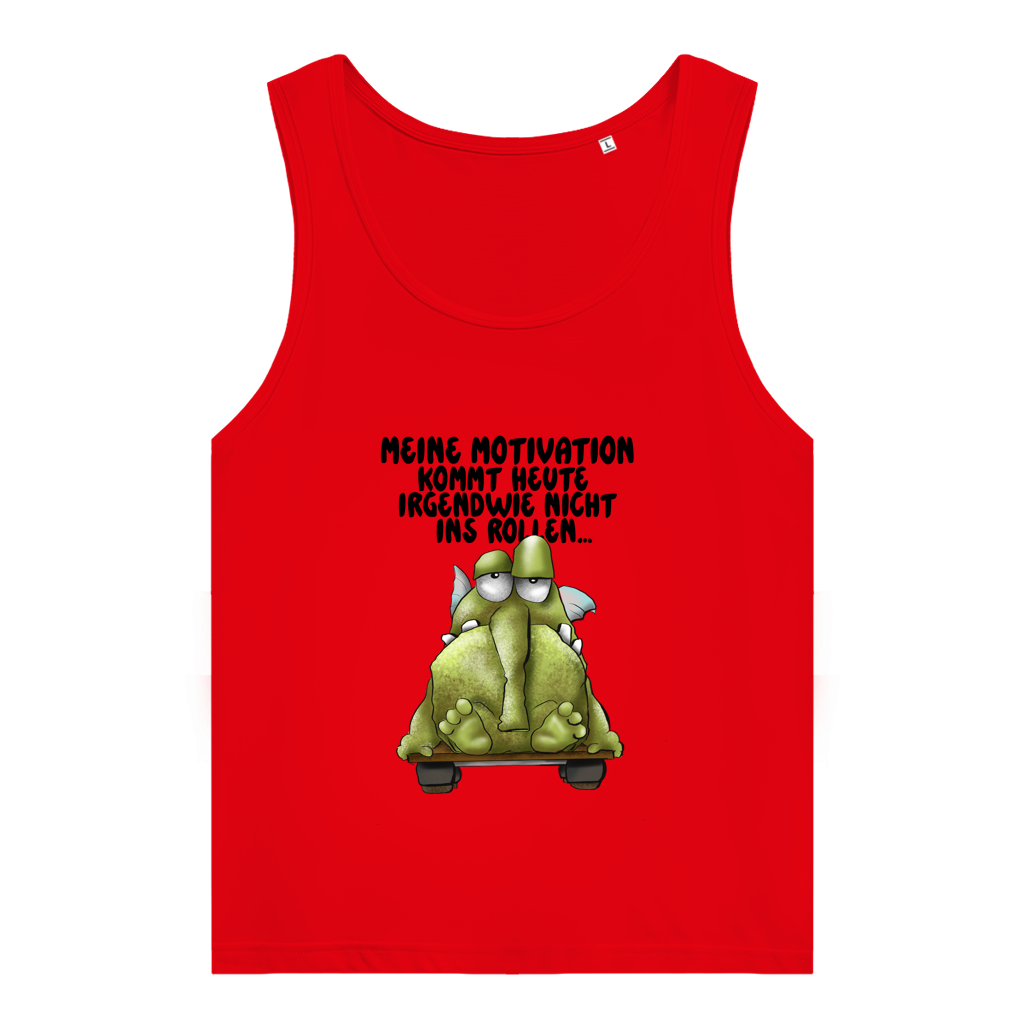 Damen Premium Organic Tank Top Meine Motivation kommt heute irgendwie nicht... Design 2
